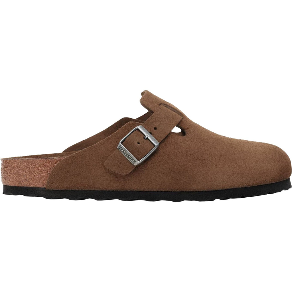 Unisex Birkenstock Boston Soft Footbed Dark Tea