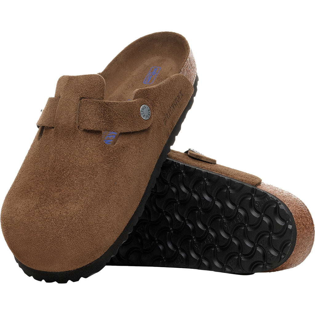 Unisex Birkenstock Boston Soft Footbed Dark Tea