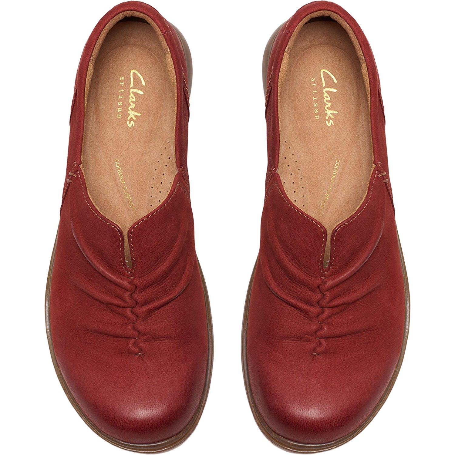 Clarks Certina Rose Women's Slip Ons Traditional Chestnut