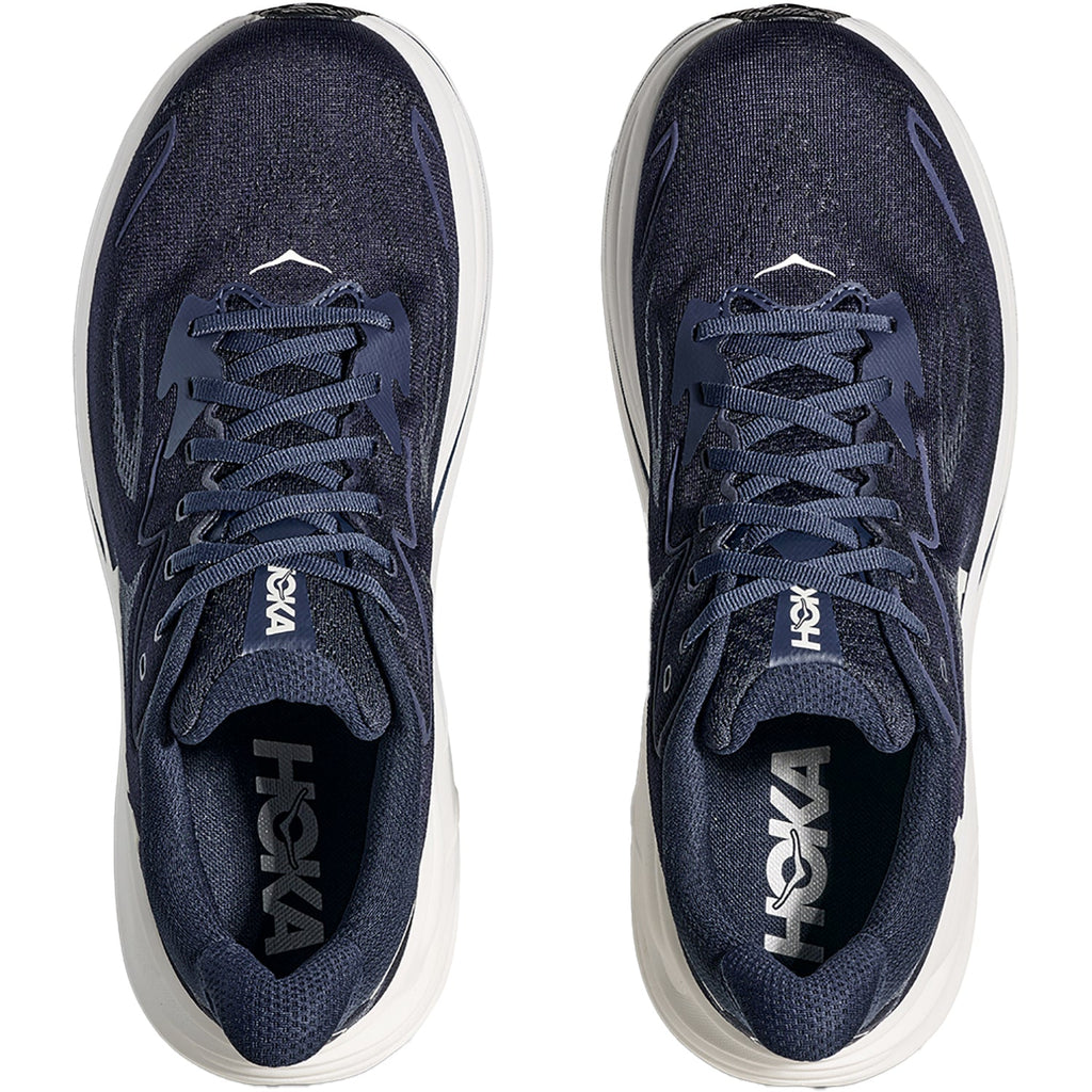 Hoka Clifton 10 (Neutral Support) Men's Athletic Shoes Navy/White