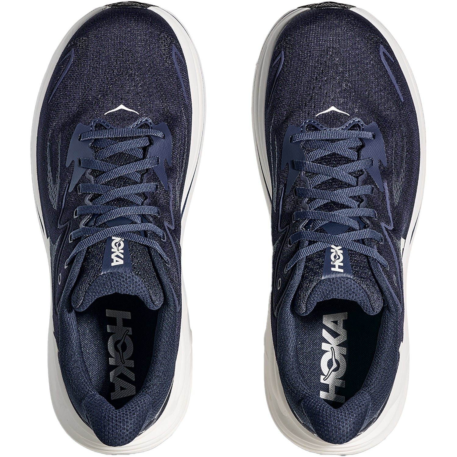 Hoka Clifton 10 (Neutral Support) Men's Athletic Shoes Navy/White