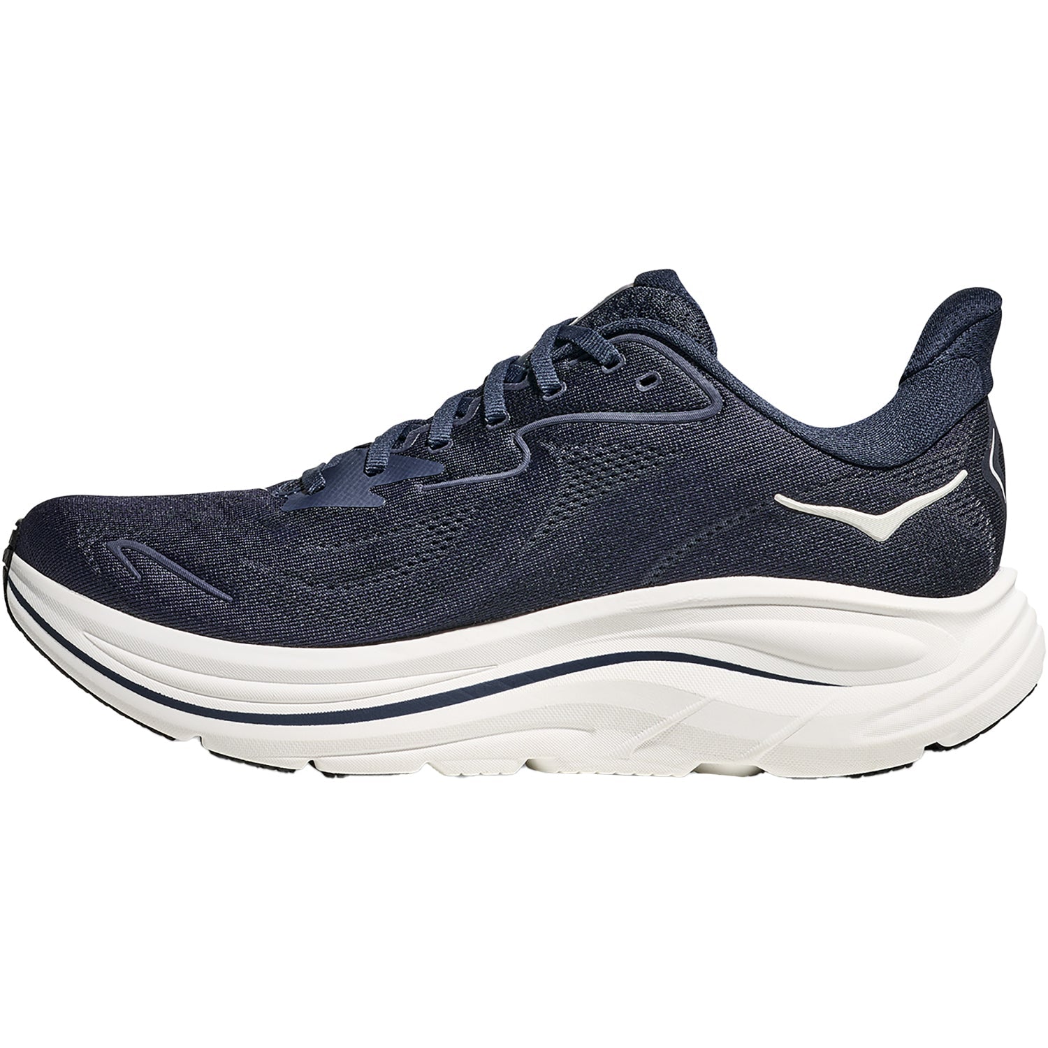 Hoka Clifton 10 (Neutral Support) Men's Athletic Shoes Navy/White