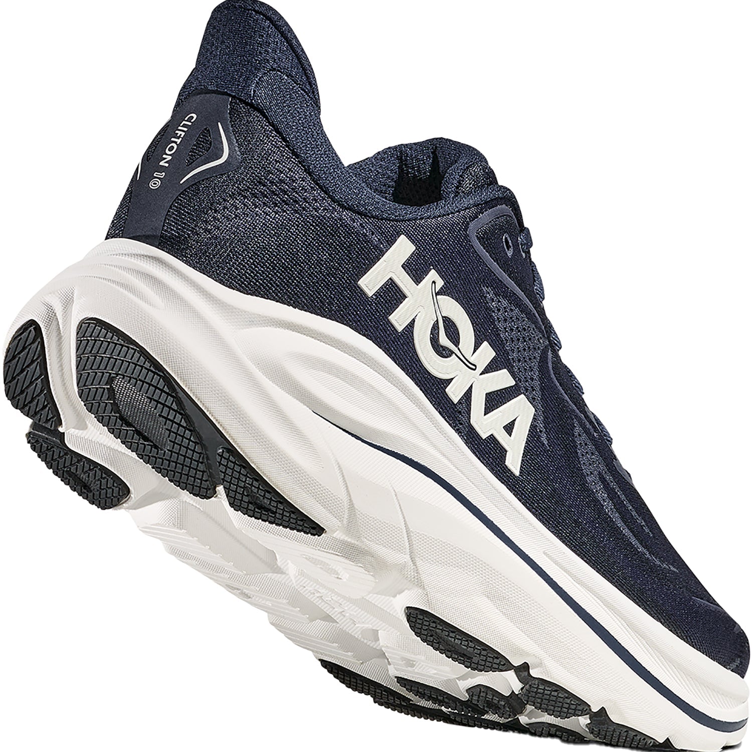 Hoka Clifton 10 (Neutral Support) Men's Athletic Shoes Navy/White
