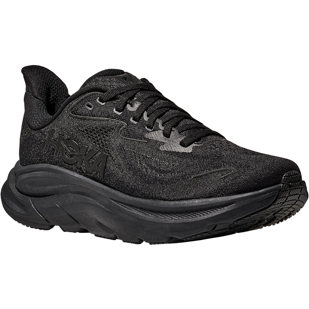 Hoka Clifton 10 (Neutral Support) Women's Athletic Shoes Black/Black