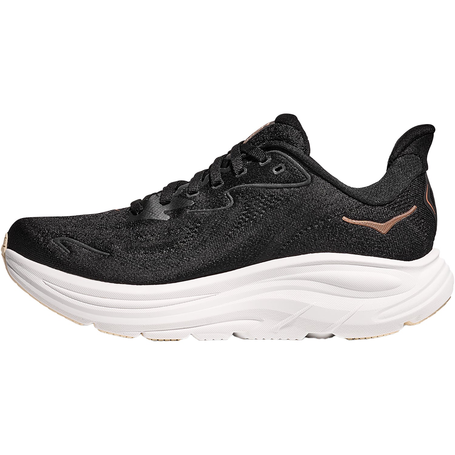 Hoka Clifton 10 (Neutral Support) Women's Athletic Shoes Black/Rose Gold