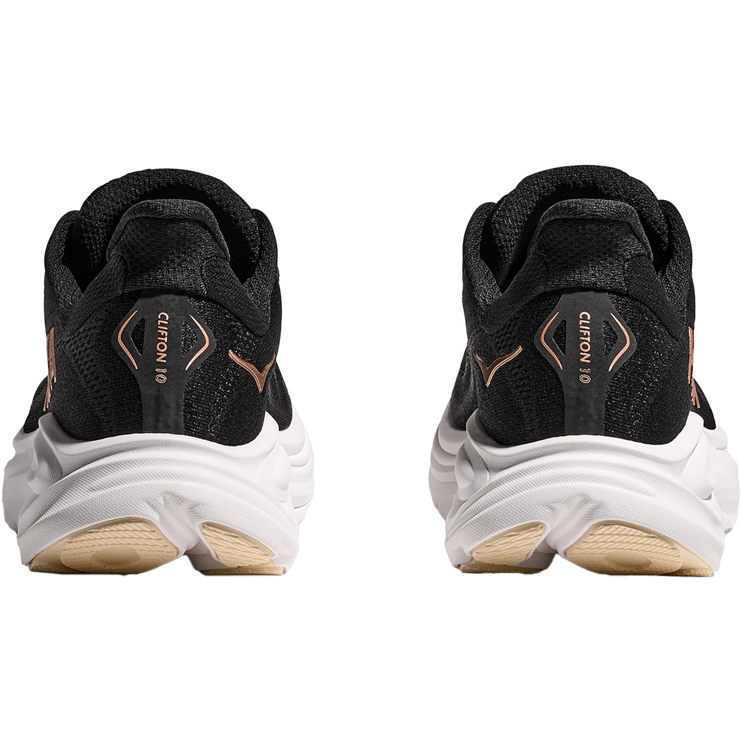 Hoka Clifton 10 (Neutral Support) Women's Athletic Shoes Black/Rose Gold