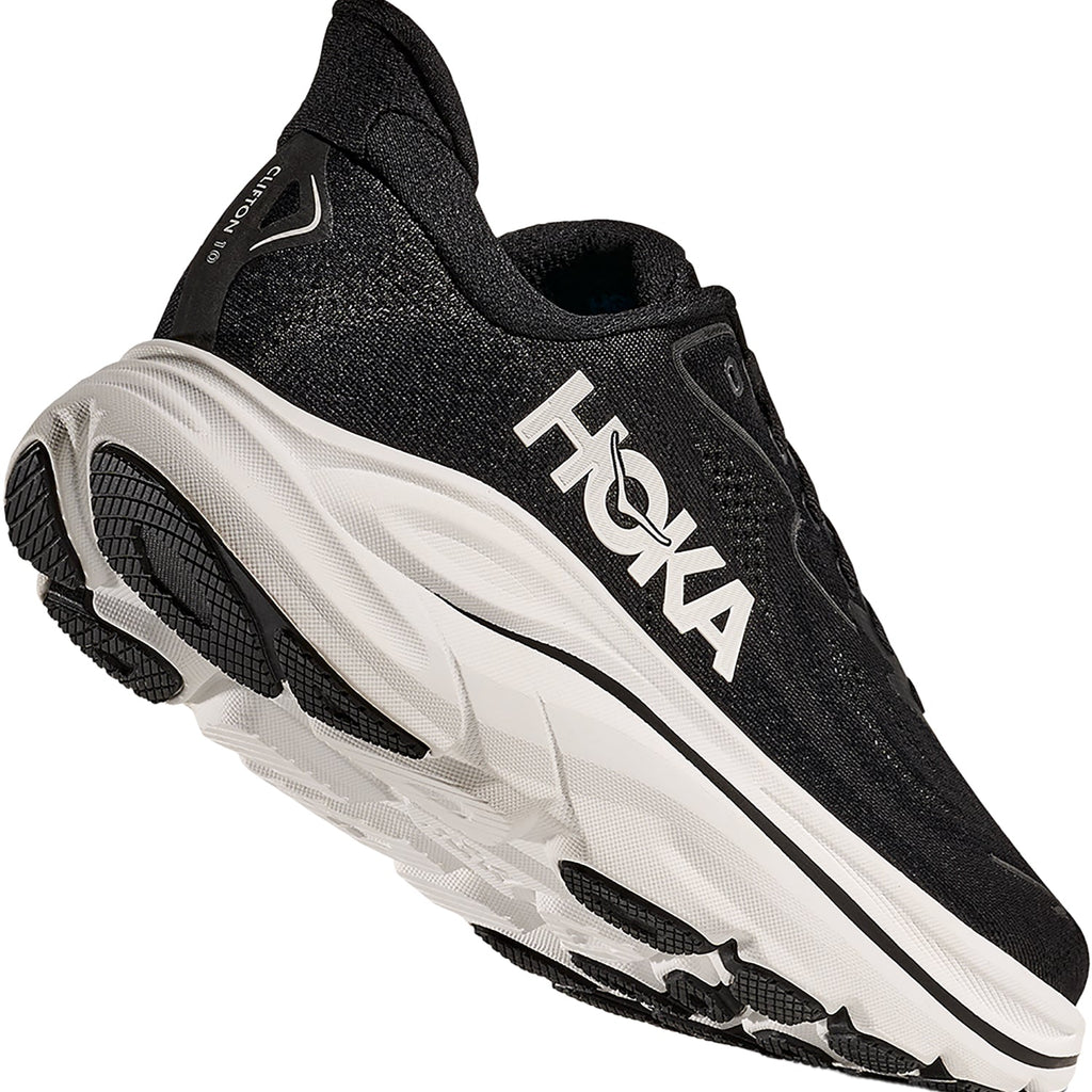 Hoka Clifton 10 (Neutral Support) Women's Athletic Shoes Black/White