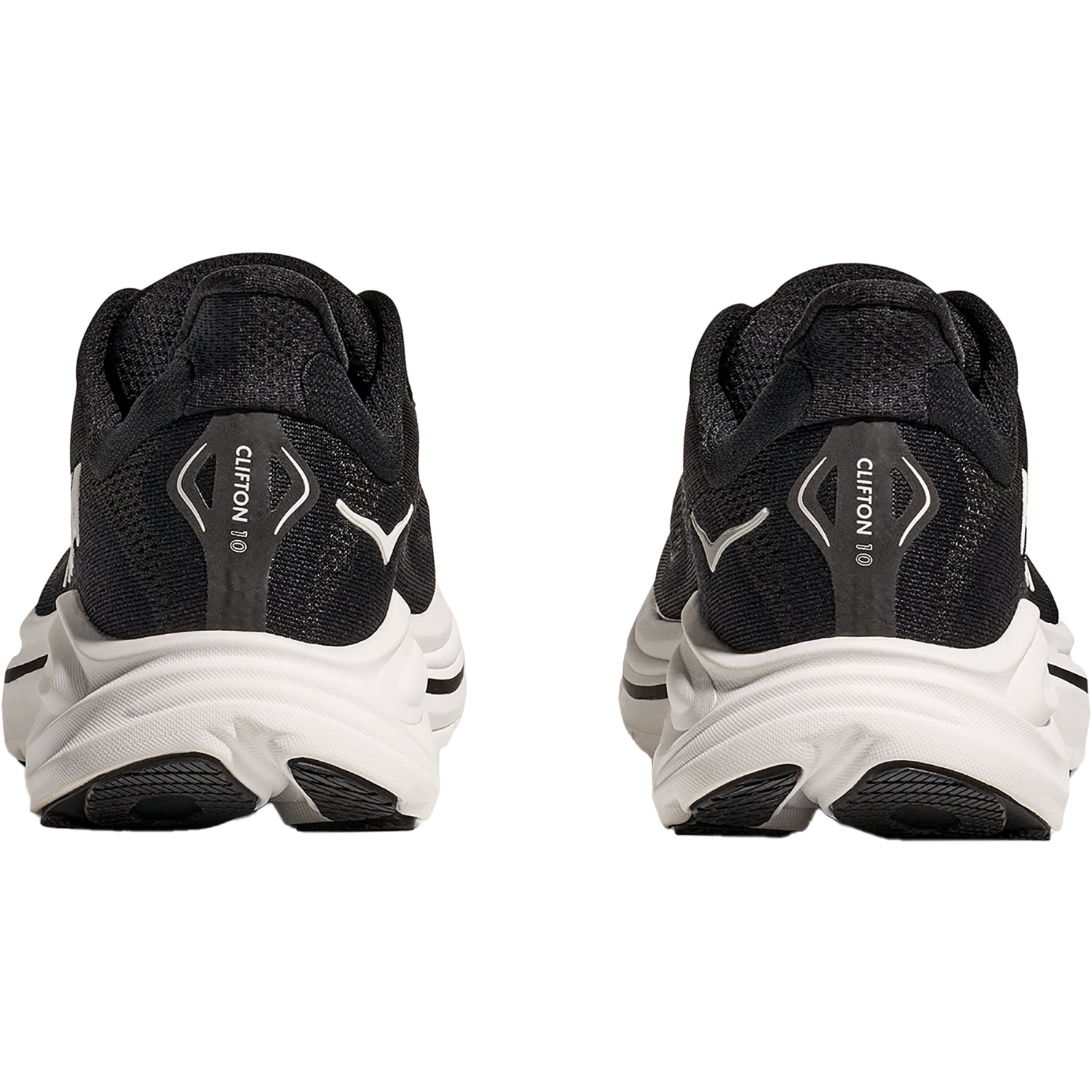 Hoka Clifton 10 (Neutral Support) Women's Athletic Shoes Black/White