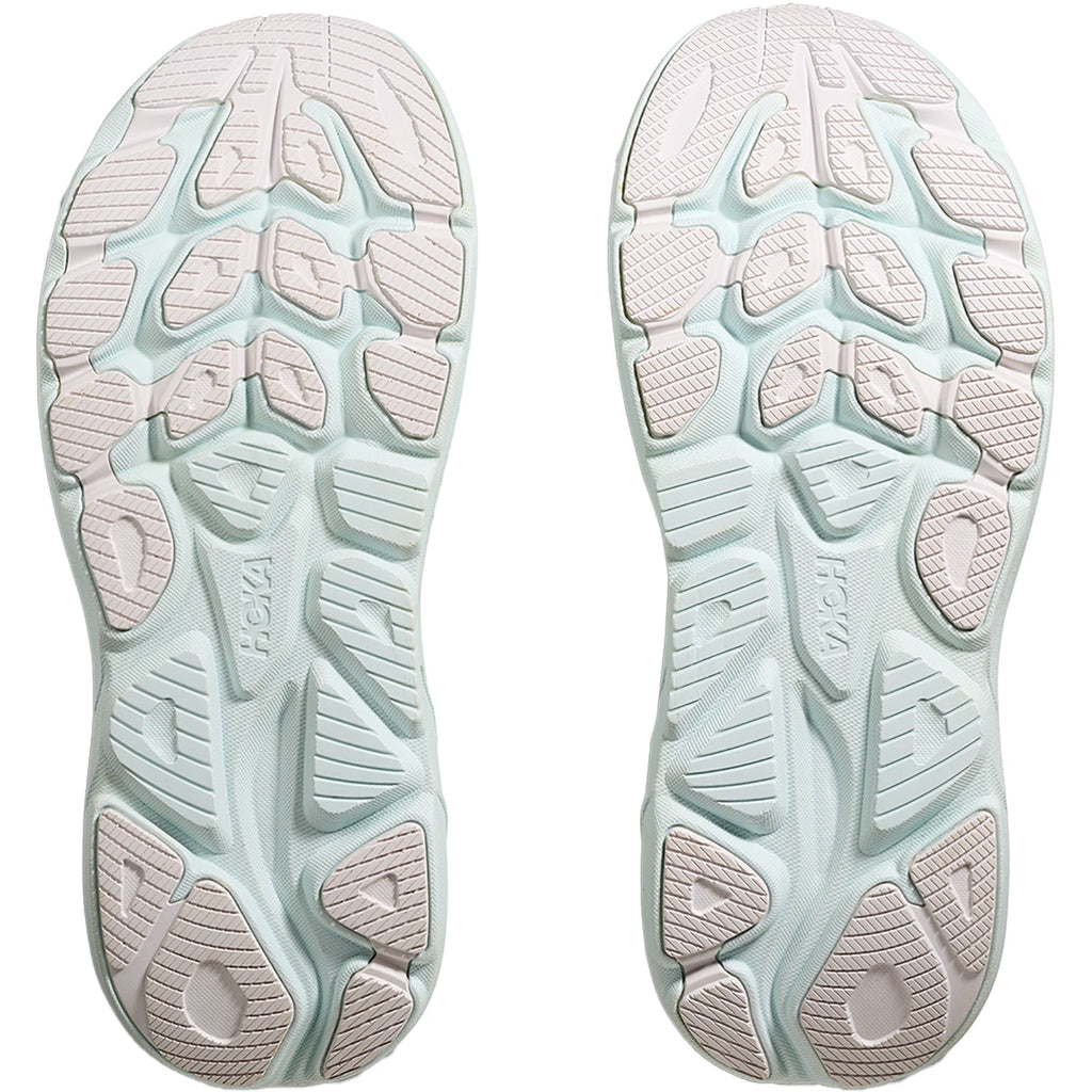 Hoka Clifton 10 Mesh (Neutral Support) Women's Athletic Shoes White/Cielo Blue
