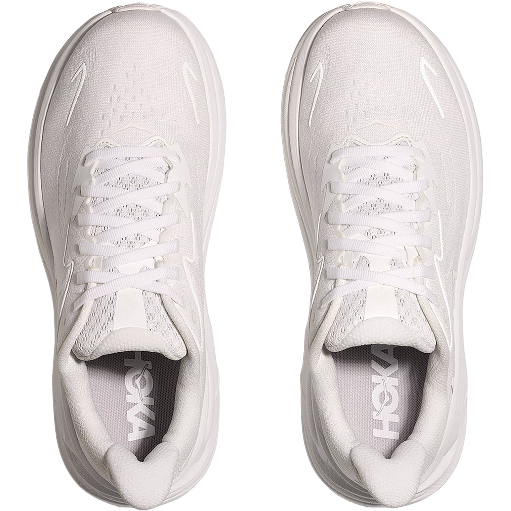 Hoka Clifton 10 (Neutral Support) Women's Athletic Shoes White/White