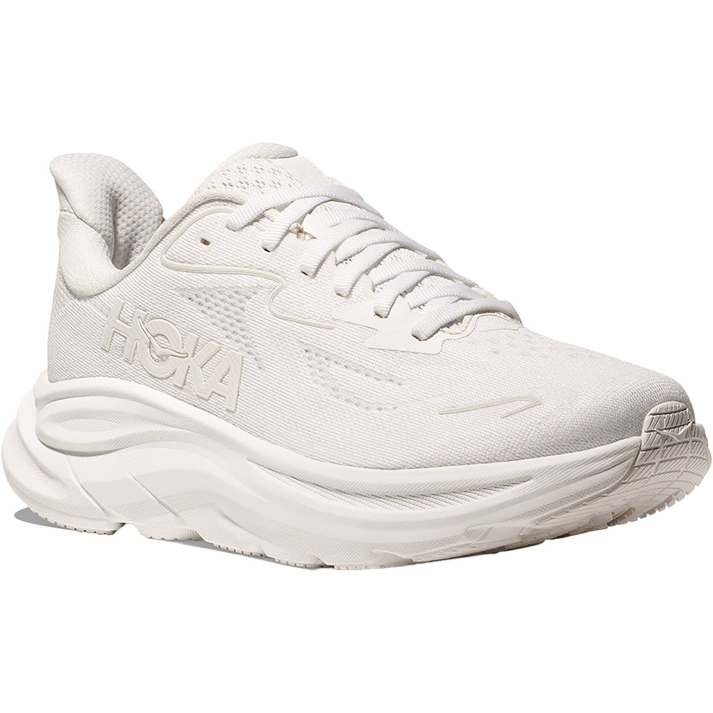 Hoka Clifton 10 (Neutral Support) Women's Athletic Shoes White/White
