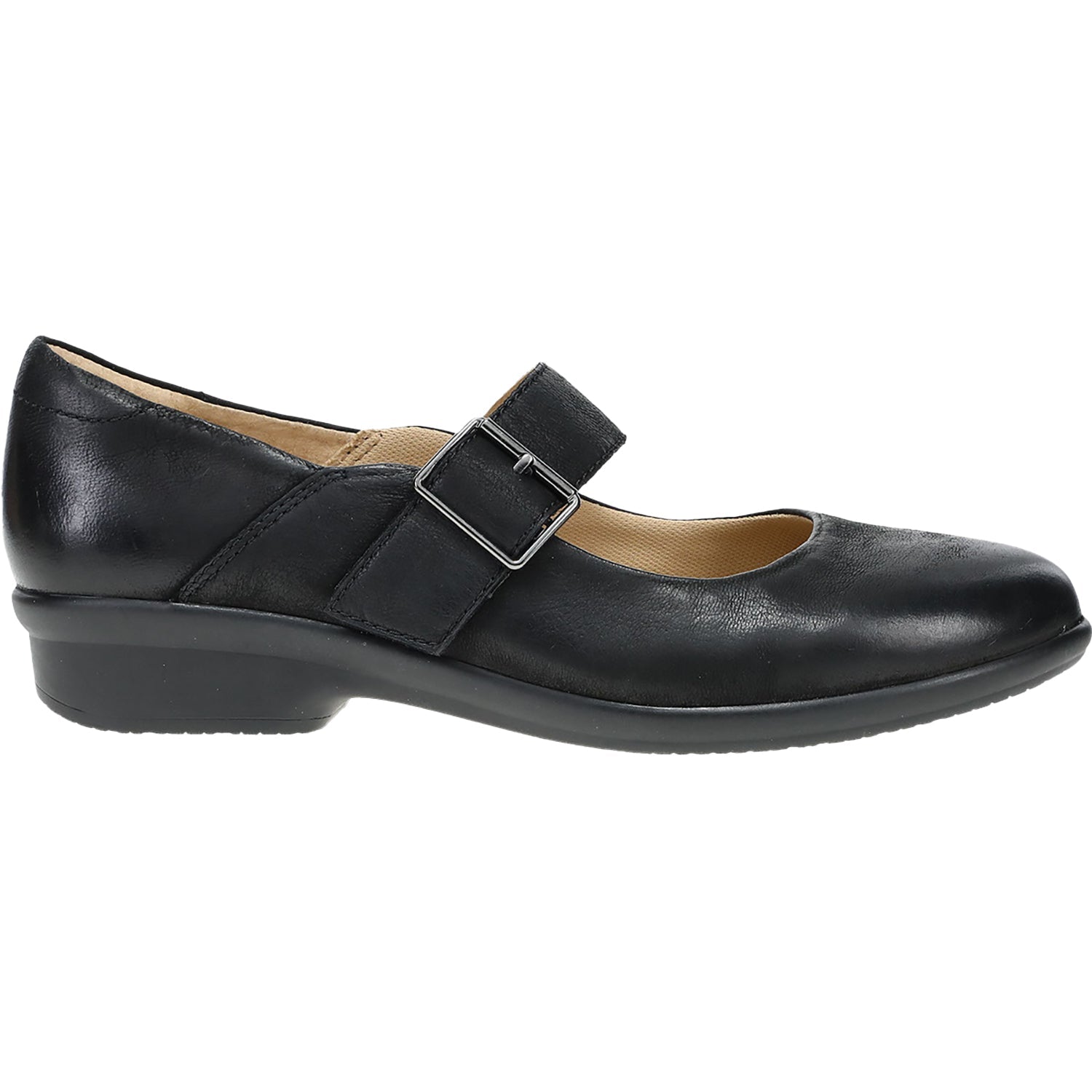 Dansko Collette Women's Mary Janes Black Burnished Nubuck
