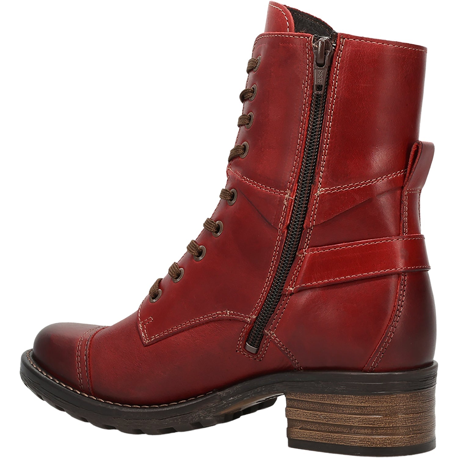 Taos Crave Women's Urban Boots Classic Red Leather