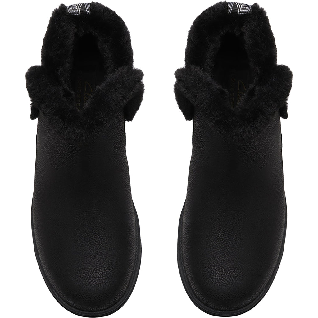 Clarks Cloudsteppers Breeze Fur Women's Boots Black Combi