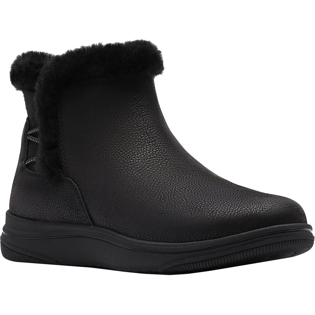 Clarks Cloudsteppers Breeze Fur Women's Boots Black Combi