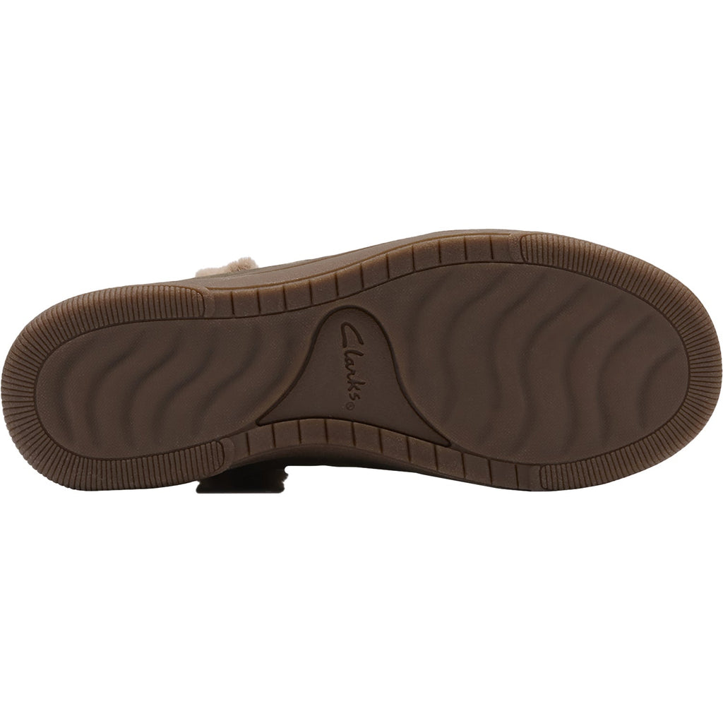 Clarks Cloudsteppers Breeze Fur Women's Boots Dark Olive Combi