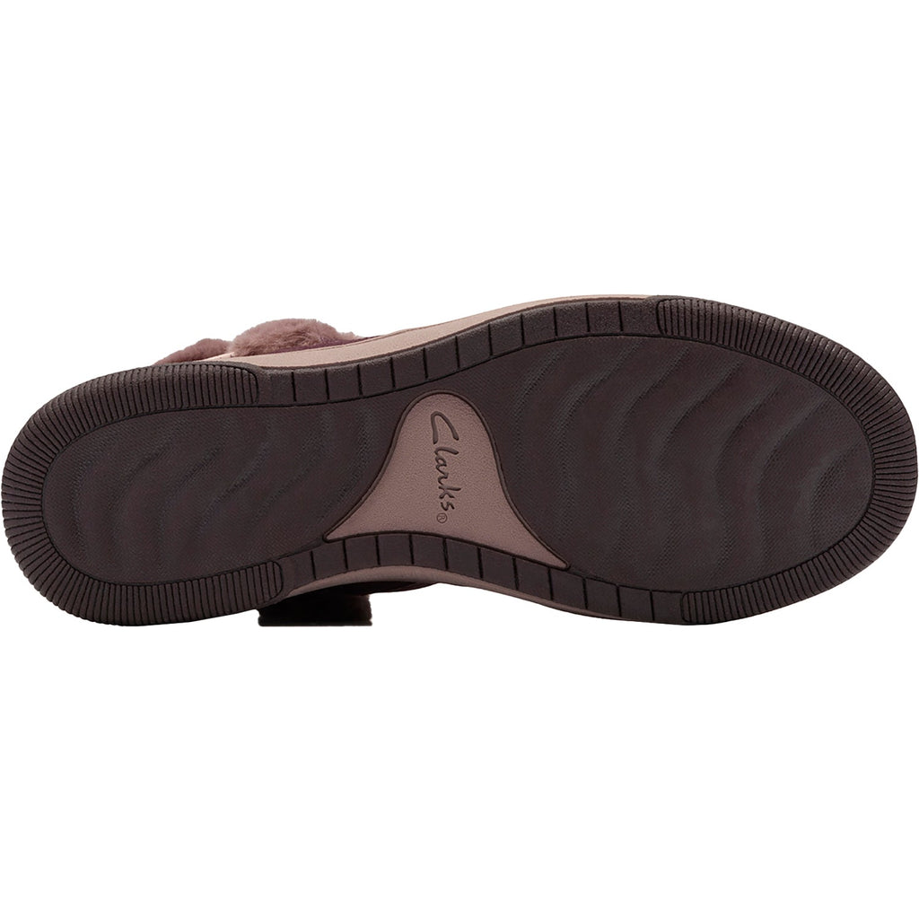 Clarks Cloudsteppers Breeze Fur Women's Boots Merlot