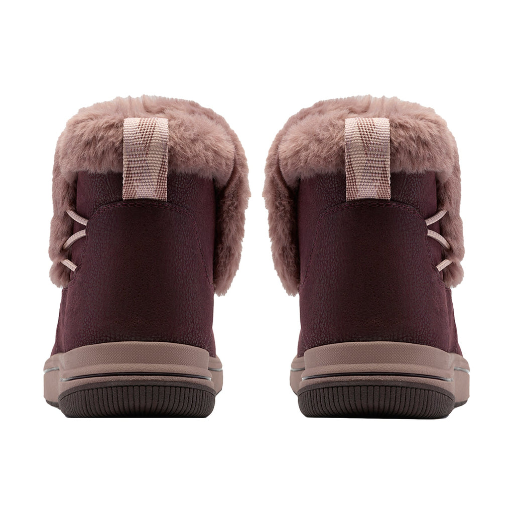 Clarks Cloudsteppers Breeze Fur Women's Boots Merlot