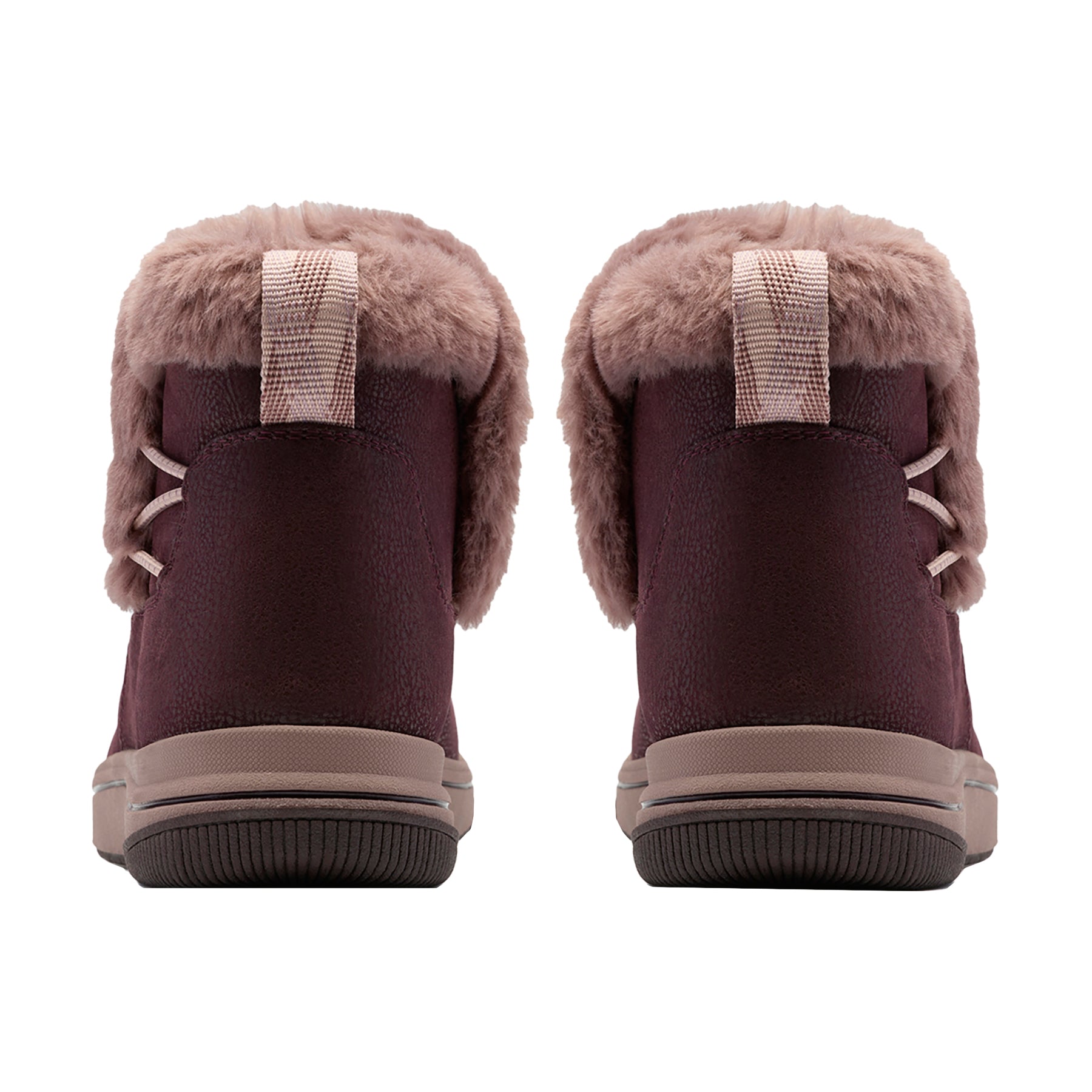 Clarks Cloudsteppers Breeze Fur Women's Boots Merlot