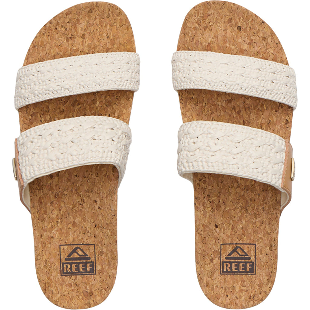 Reef Cushion Vista Women's Slide Sandals Vintage Textile