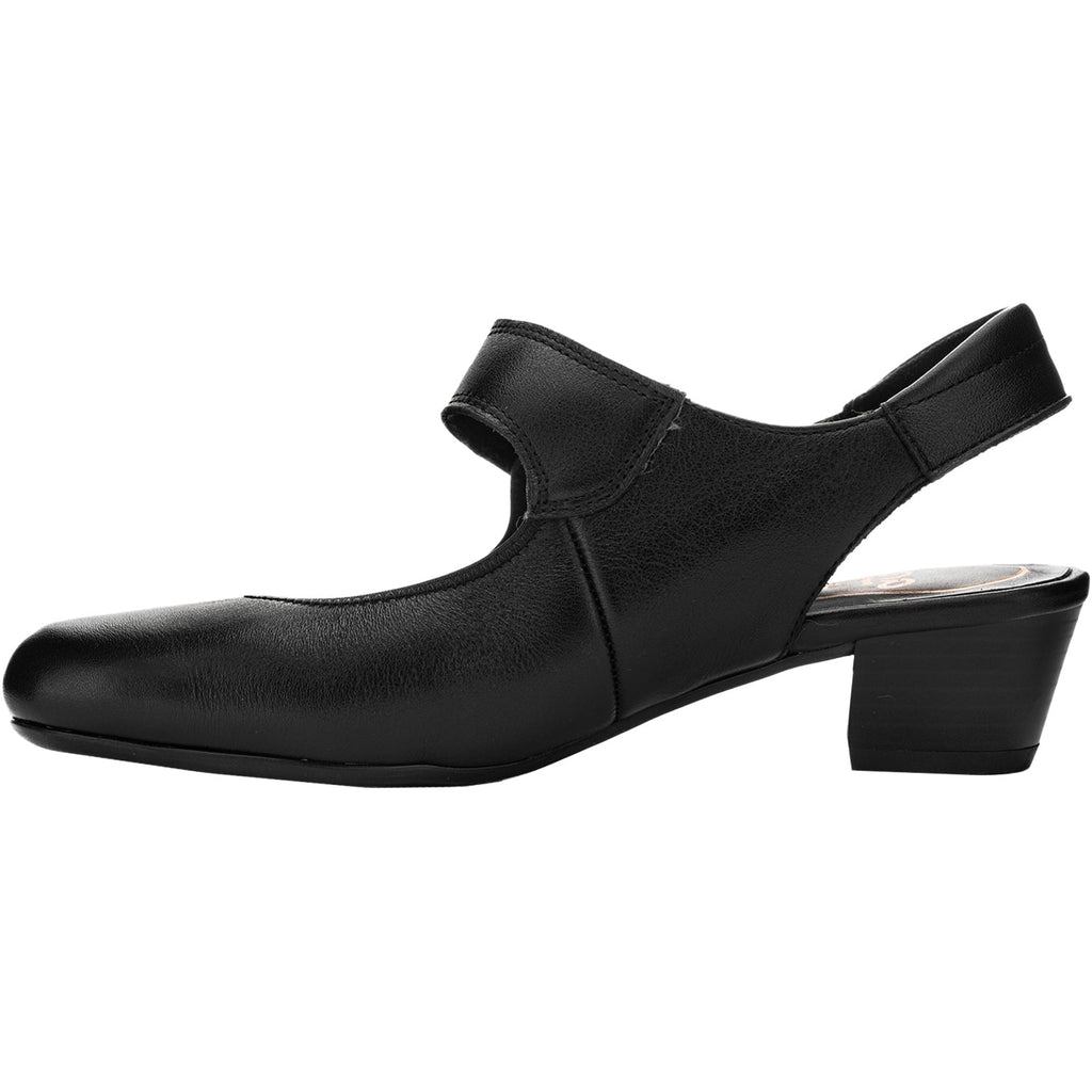 Ara Calico 2 Sling Women's Dress Heels Black Calf Leather