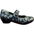 Ziera Candy Women's Dressy Mary Janes Black Metal Suede