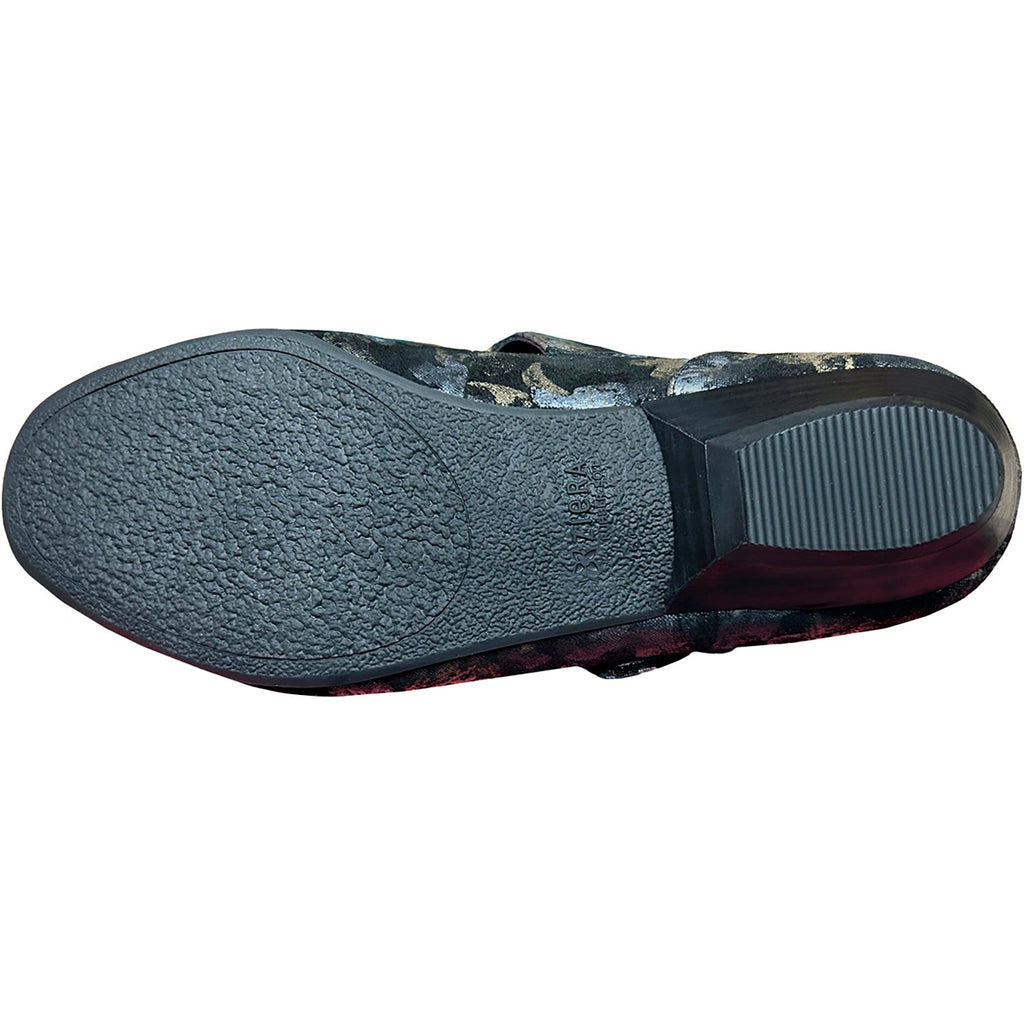 Ziera Candy Women's Dressy Mary Janes Black Metal Suede