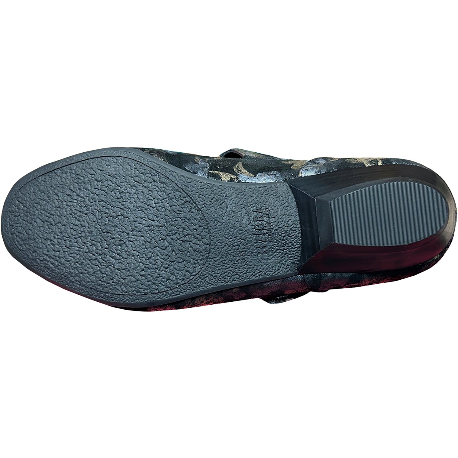 Ziera Candy Women's Dressy Mary Janes Black Metal Suede