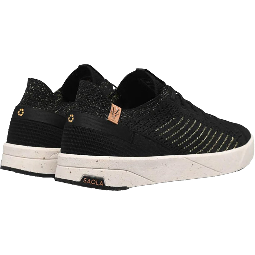 Saola Cannon Knit 3 Women's Athletic Shoes & Athleisure Shoes Black/Gold