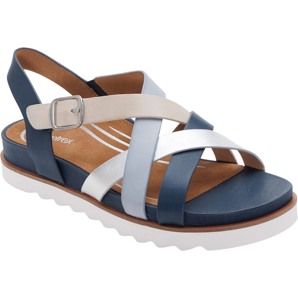 Aetrex Carmen Women's Sandals Navy Multi