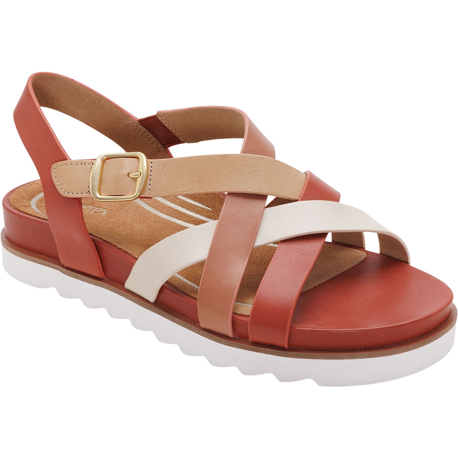 Aetrex Carmen Women's Sandals Terracotta Multi