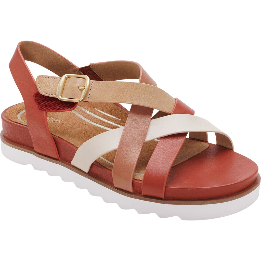Aetrex Carmen Women's Sandals Terracotta Multi