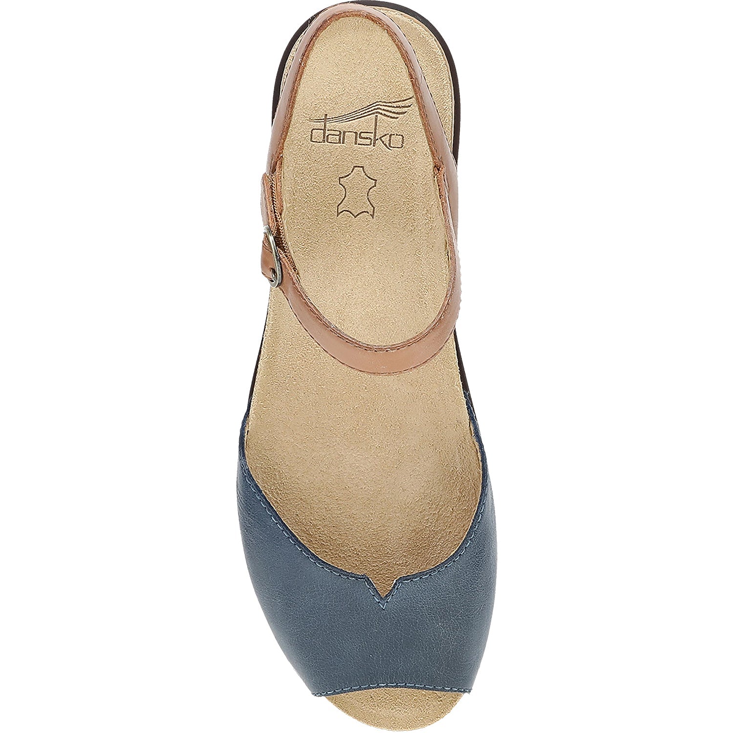 Dansko Cass Women's Sandals Blue/Tan