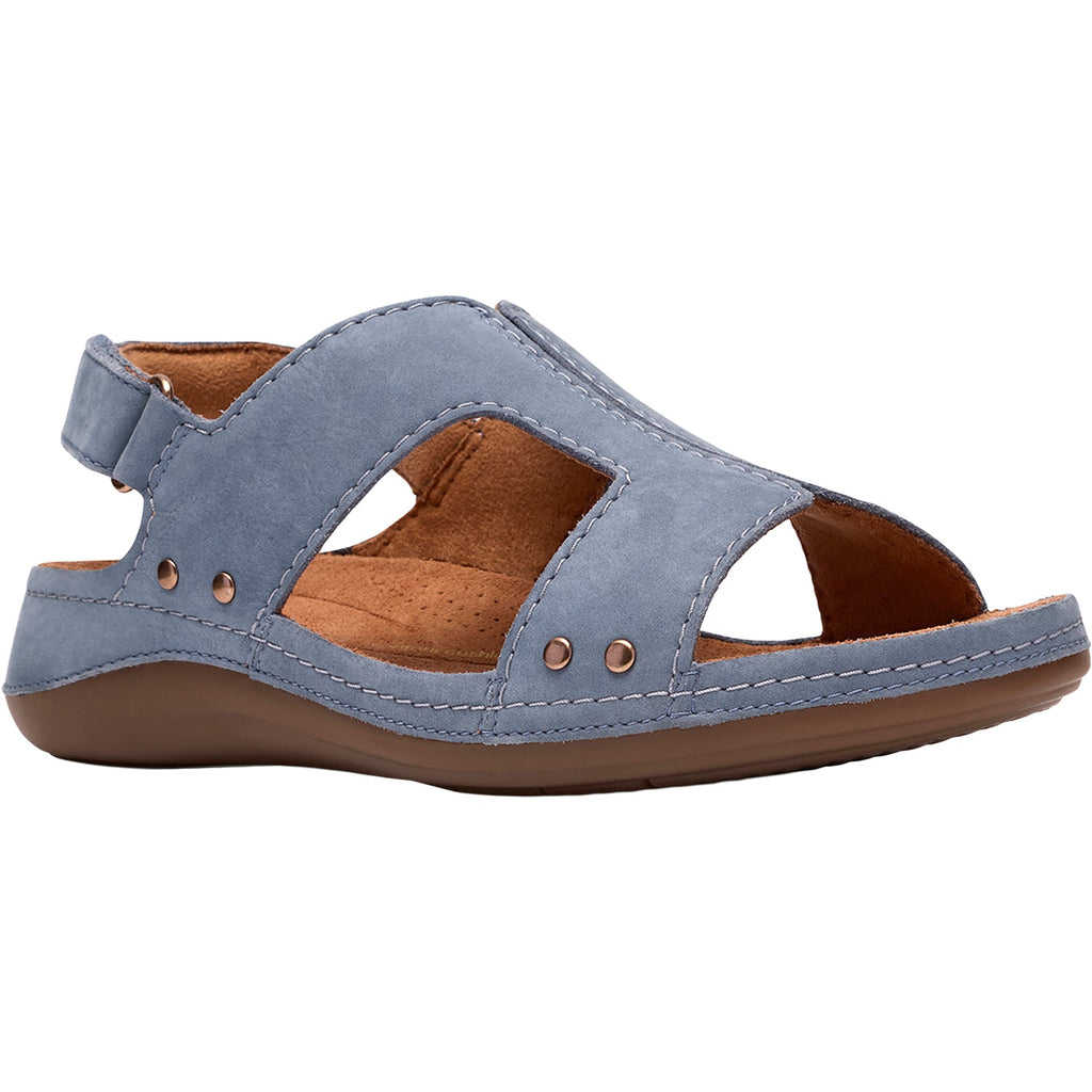 Clarks Cecily Sun Women's Sandals Denim Blue Nubuck