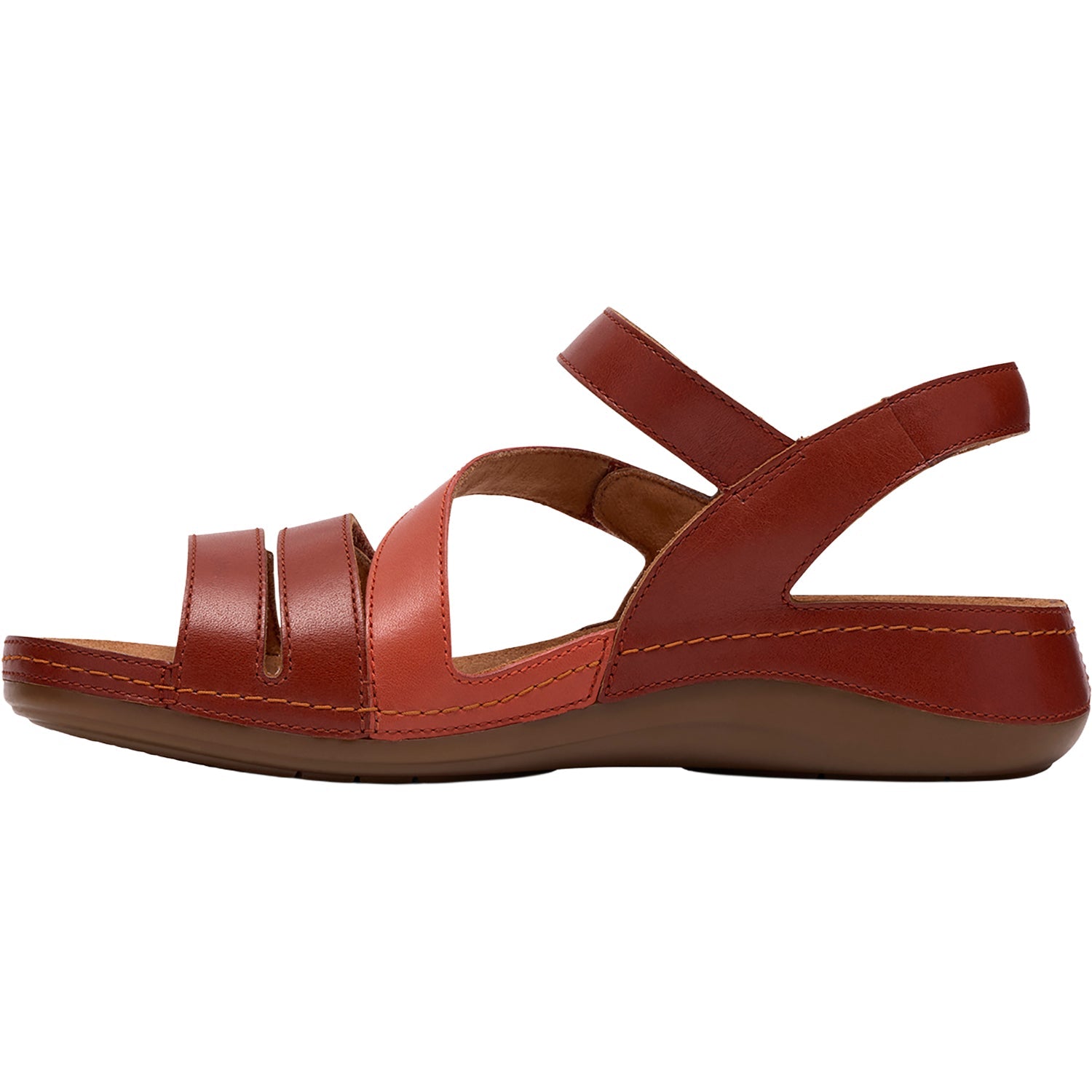 Clarks Cecily Mix Women's Shoes Burnt Orange Combi
