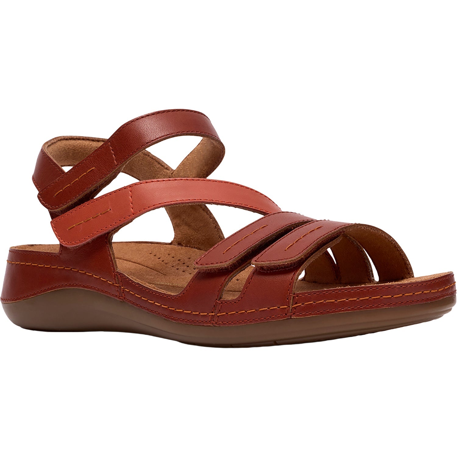 Clarks Cecily Mix Women's Shoes Burnt Orange Combi