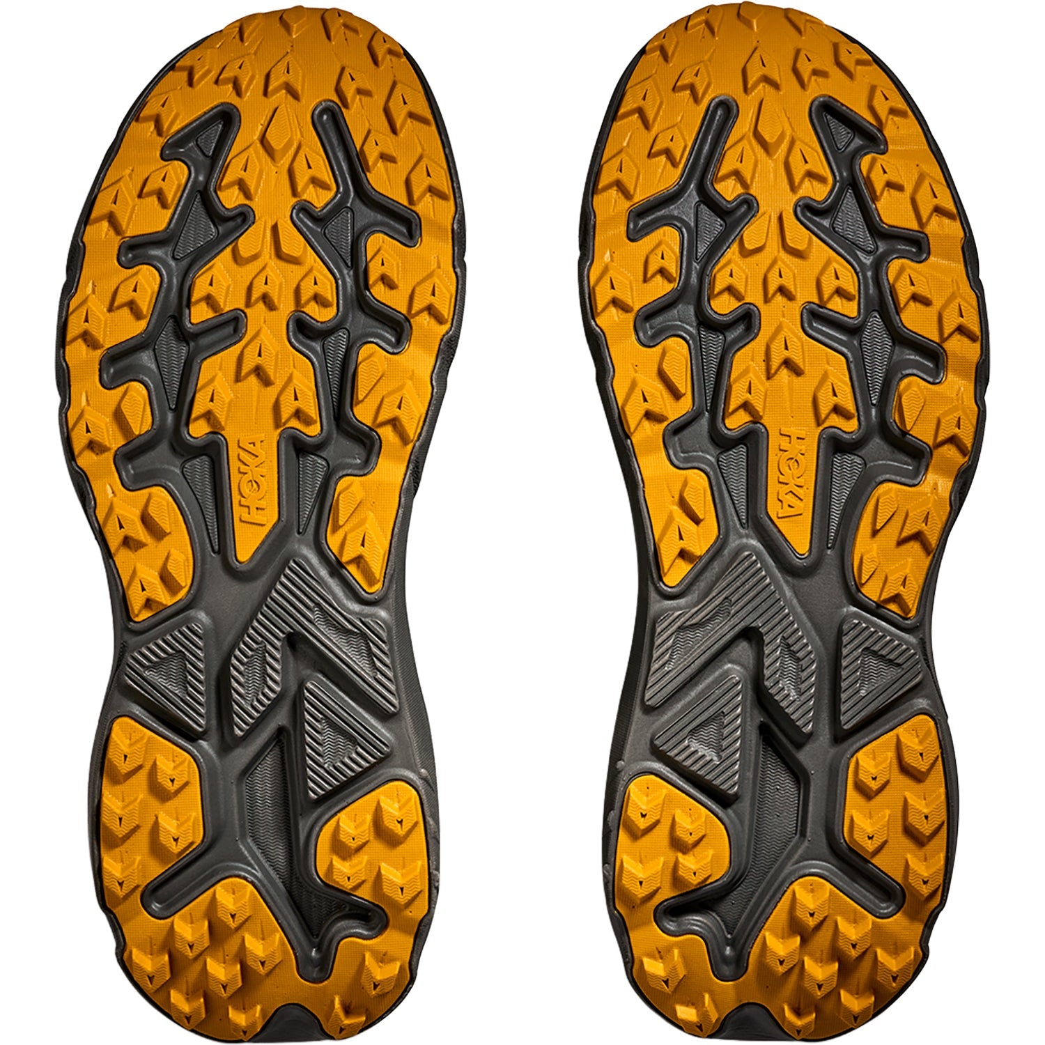 Hoka Challenger 8 GTX (Neutral Support) Men's Athletic Shoes Trail Running Asphalt Grey/Varsity Yellow