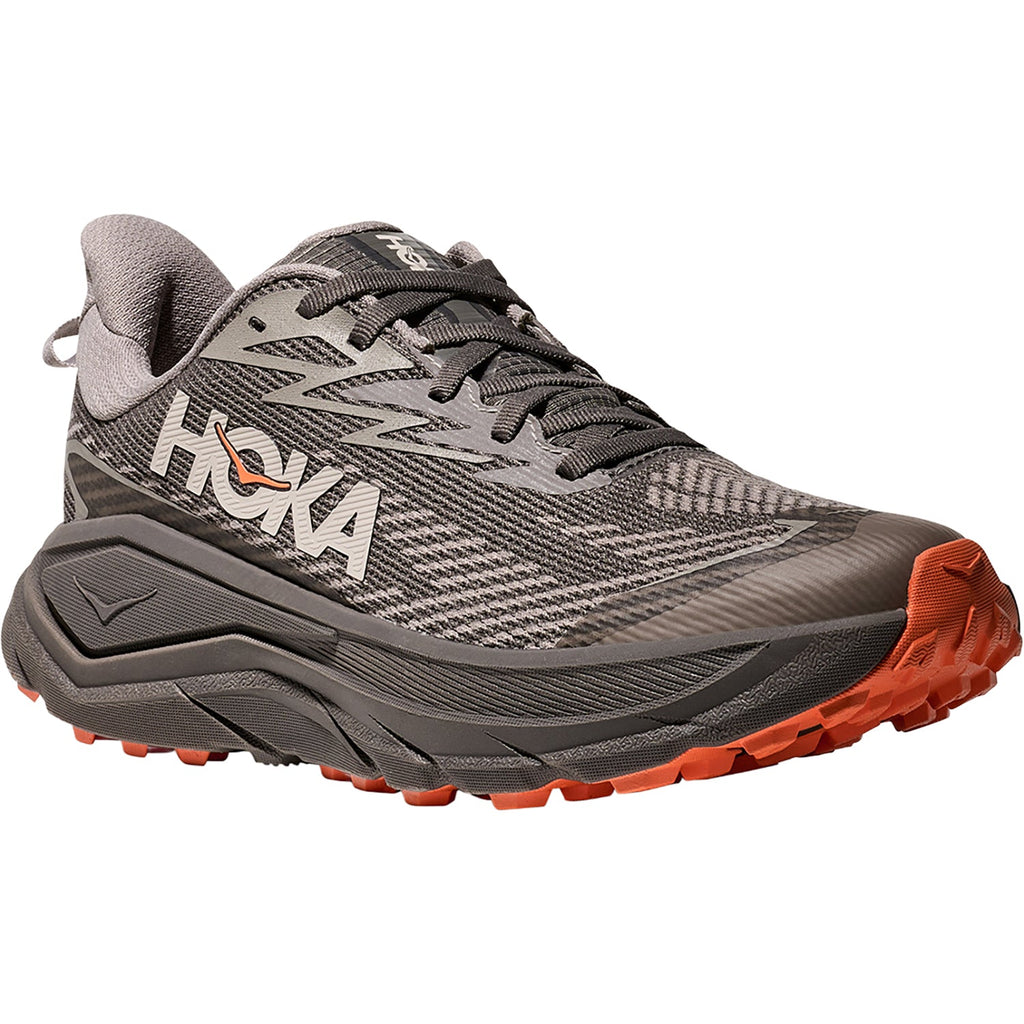 Hoka Challenger 8 GTX (Neutral Support) Women's Athletic Shoes Trail Hiking Shoes Cement/Gravel