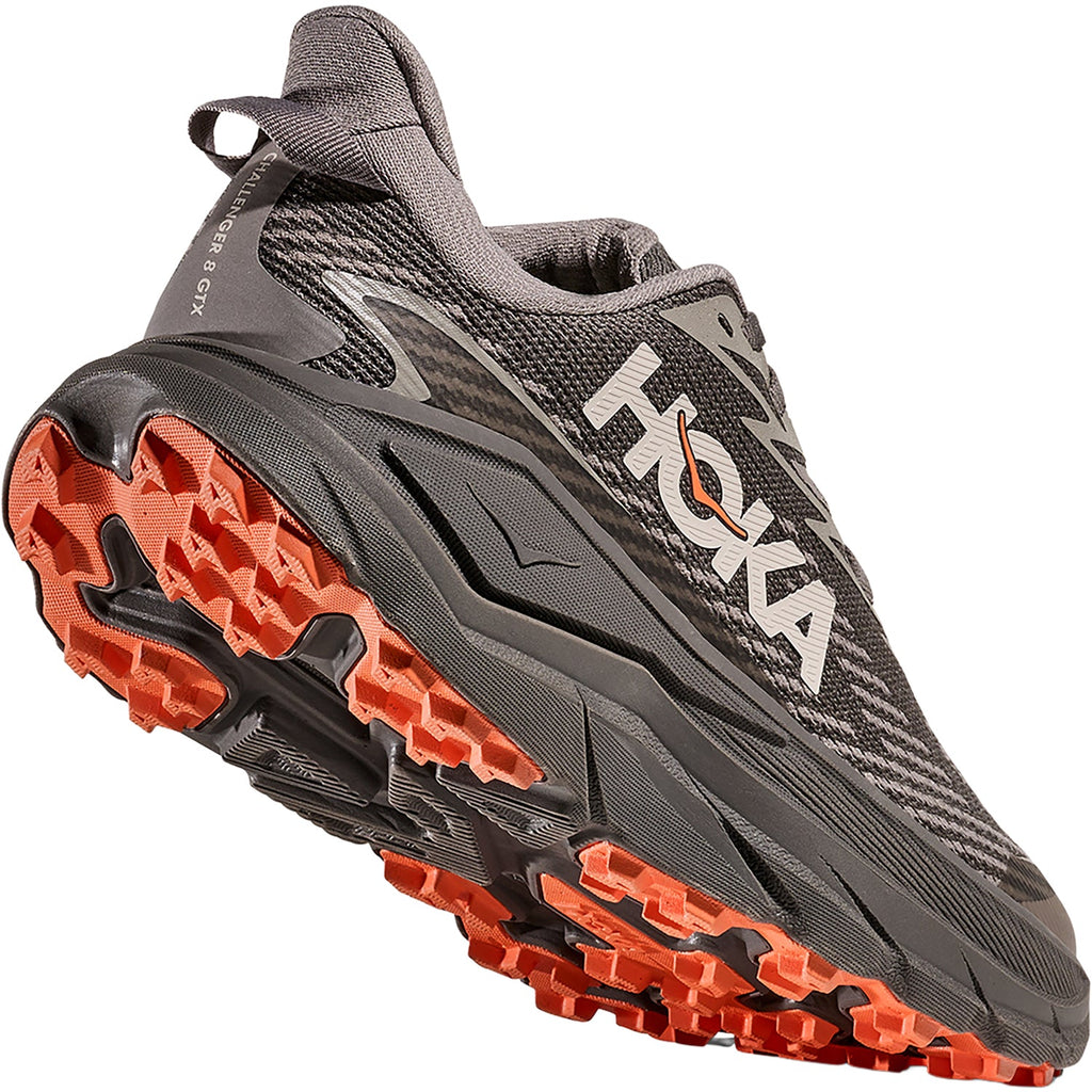 Hoka Challenger 8 GTX (Neutral Support) Women's Athletic Shoes Trail Hiking Shoes Cement/Gravel