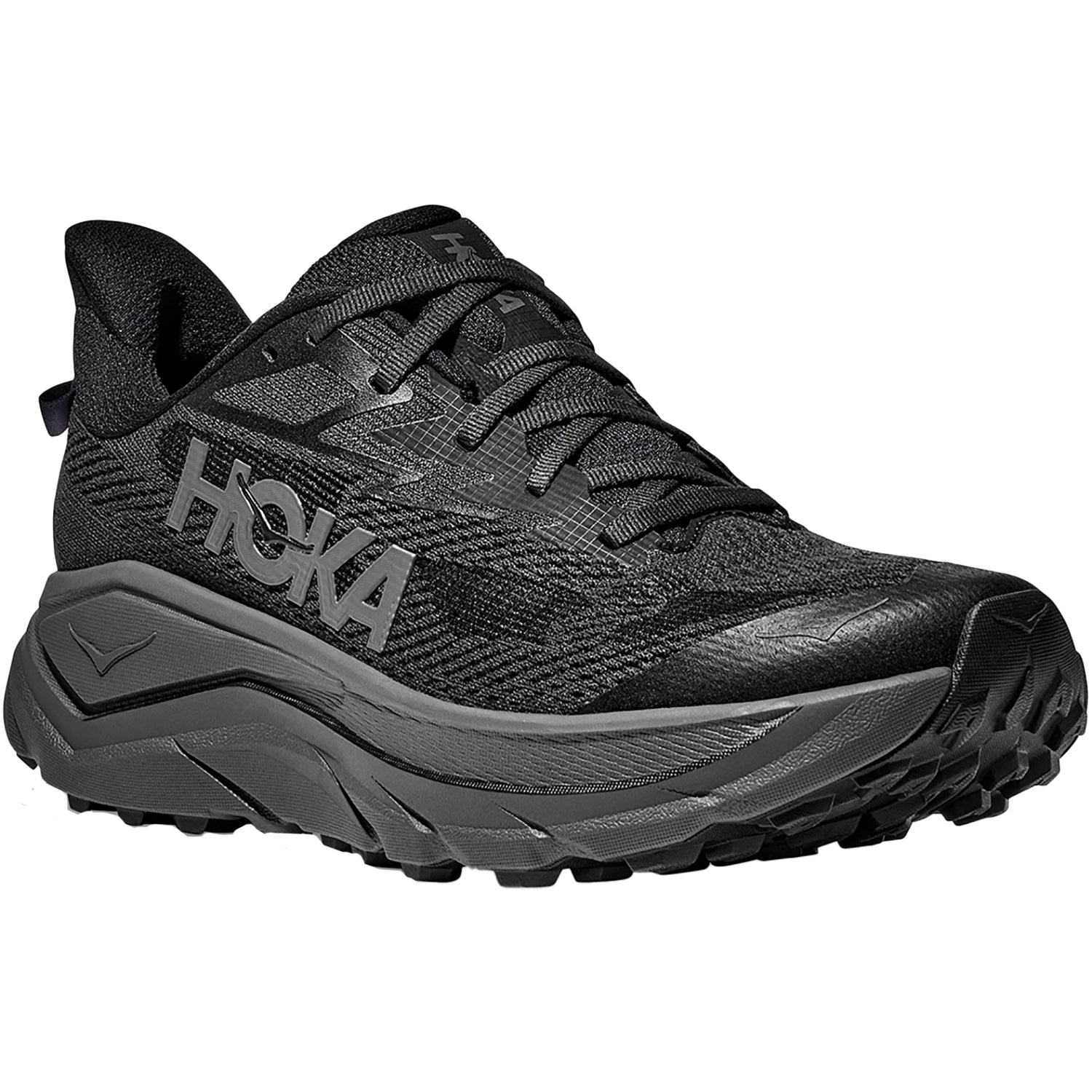 Hoka Challenger 8 Men's Athletic Shoes Black/Outer Orbit