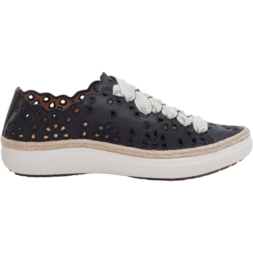 Aetrex Charlotte Women's Sporty Lace Up Shoes Black