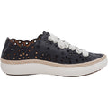 Aetrex Charlotte Women's Sporty Lace Up Shoes Black