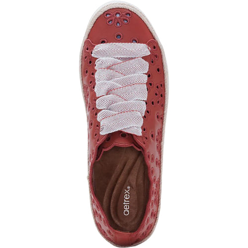 Aetrex Charlotte Women's Casual Lace-Ups Terracotta
