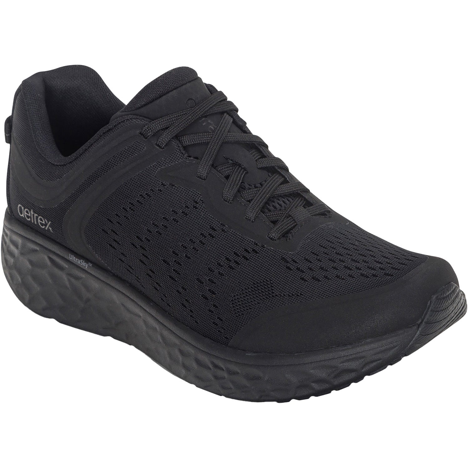 Aetrex Chase Men's Athletic Shoes Black/Black