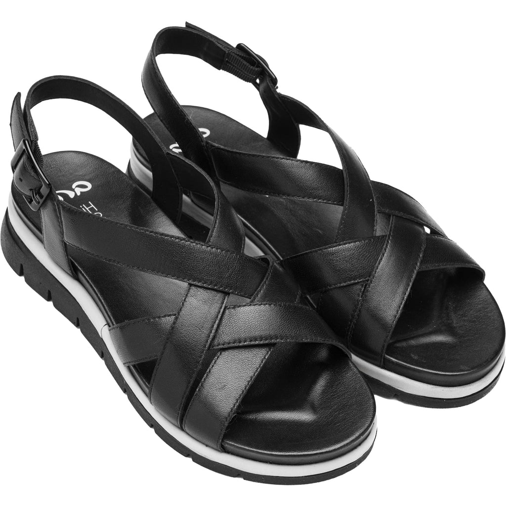 Ara Clearwater Women's Sandals Black Calf Leather