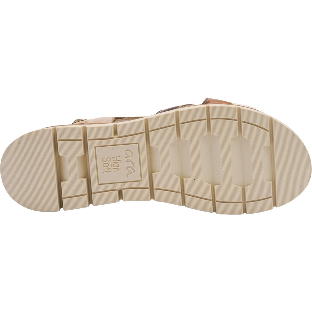Ara Clearwater Women's Sandals Cream/Mousse/Mocca Calf/Shell Suede