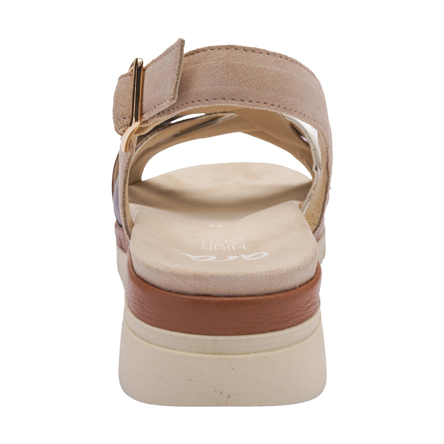 Ara Clearwater Women's Sandals Cream/Mousse/Mocca Calf/Shell Suede