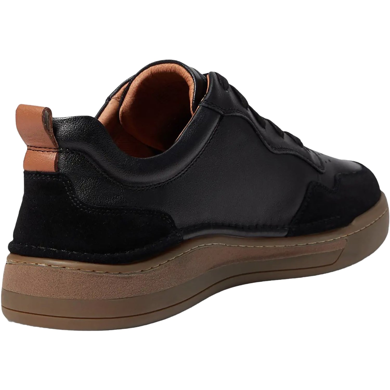 Josef Seibel Cleve 01 Men's Lace Up Shoes Black Leather/Suede Combi