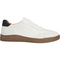 Josef Seibel Cleve 07 Men's Lace Up Shoes White Leather/Suede Combi