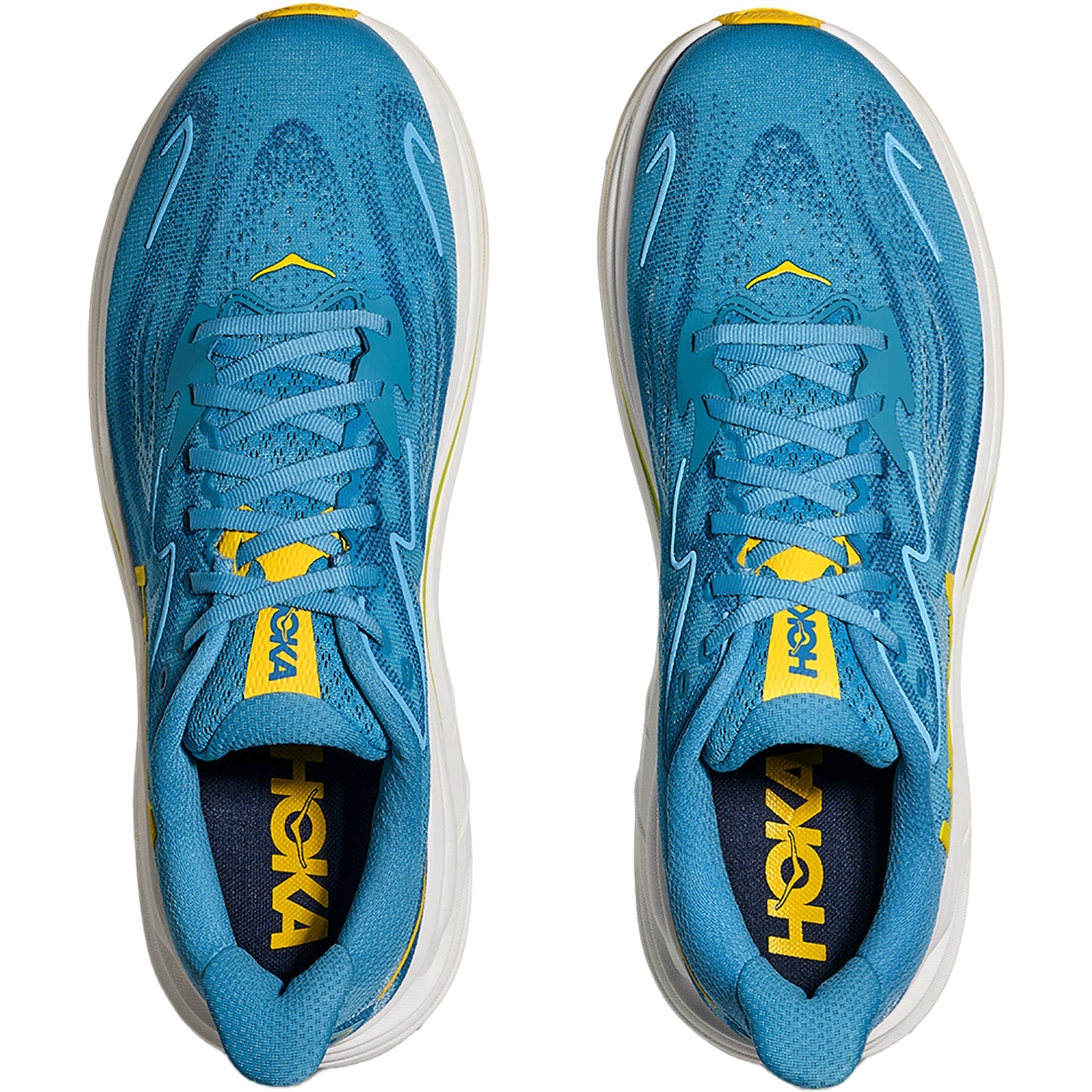 Hoka Clifton 10 (Neutral Support) Men's Athletic Shoes Alpine Blue/Foggy Night
